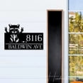 thumbnail image 2 of Handmadetneonsign Raccoon House Number Metal Wall Art LED Light - Personalized Sign Home Decor 44958, 2 of 5