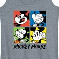 thumbnail image 3 of Disney - Mickey Colorblock - Women's Racerback Tank Top, 3 of 5