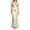Yellow, variant on Formal Dress Women's Satin Twist Off Shoulder Mermaid Maxi Gown Solid Ruched Waist Evening Party Gown for Wedding Guest Prom Bridesmaid