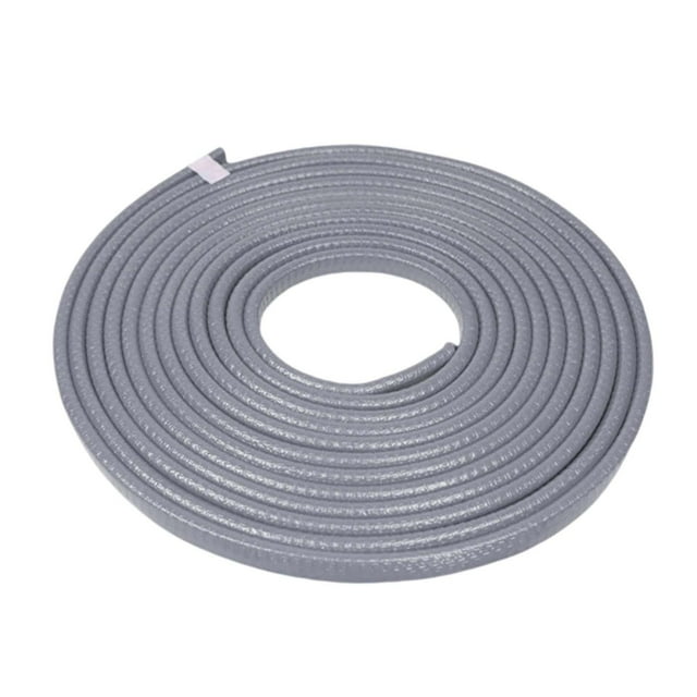 Protector de borde de puerta de coche, moldura de protección, 5 metros Gris