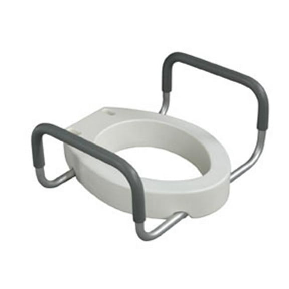 Premium Seat Rizer with Removable Arms  Elongated Seat