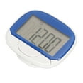 thumbnail image 1 of Multifunctional Pedometer, Distance Calorie Pedometer Big Screen Clock Display 2D Step Counter With Back Clip Multifunctional For Walking Running, 1 of 8