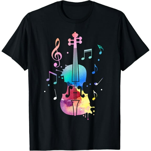 Everyday Cotton Comfort - Funny Violin Lover Art For Men Women Violin Player Violinist T-Shirt