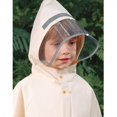 thumbnail image 5 of UACY Kids Raincoat for Boys Girls, Waterproof Rain Jacket with Hood for School & Outdoor Play (Beige, 4-6 Years), 5 of 5