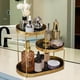 thumbnail image 5 of Bandeja para cosméticos de baño, estante de 3 niveles, organizador de tocador para baño Negro A, 5 of 8