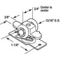 thumbnail image 2 of Prime-Line Products N 7065 13/16 in., Nylon Ball Bearing, Bi-Fold Pocket Door Top Roller Assembly, 2 of 4