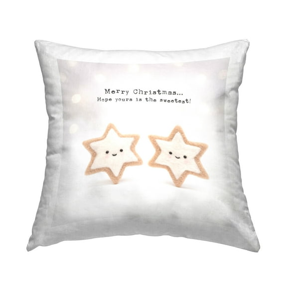 Stupell Industries Sweetest Christmas Cookies Decorative Printed Throw Pillow Design by Lemon & Sugar