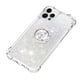 thumbnail image 4 of Funda para iPhone 12 Pro con Brillo Líquido Flotante, Purpurina, Parachoques y Anillo Giratorio Soporte, 4 of 5