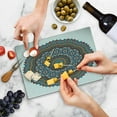 thumbnail image 5 of Mandala Cutting Board, Vintage Moroccan Hidden Mean Diagram Nature Harmony Form, Decorative Tempered Glass Cutting and Serving Board, Small Size, Multicolor, by Ambesonne, 5 of 5