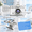 White, variant on Black Mini Keychain HD Digital Camera with 32GB SD Card for Travel and Daily Vlogging