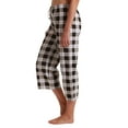 thumbnail image 2 of Just Love 100% Cotton Women Pajama Capri Pants Sleepwear (Black, Small), 2 of 3