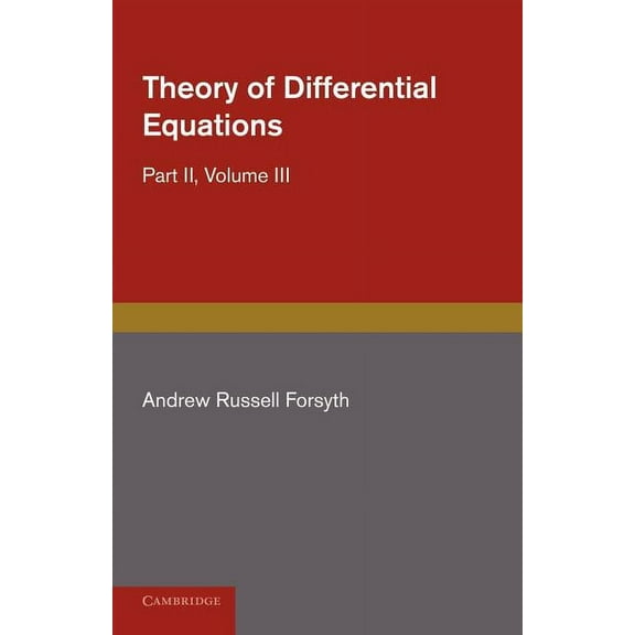 Theory of Differential Equations 6 Volum Theory of Differential Equations: Ordinary Equations, Not Linear, (Paperback)