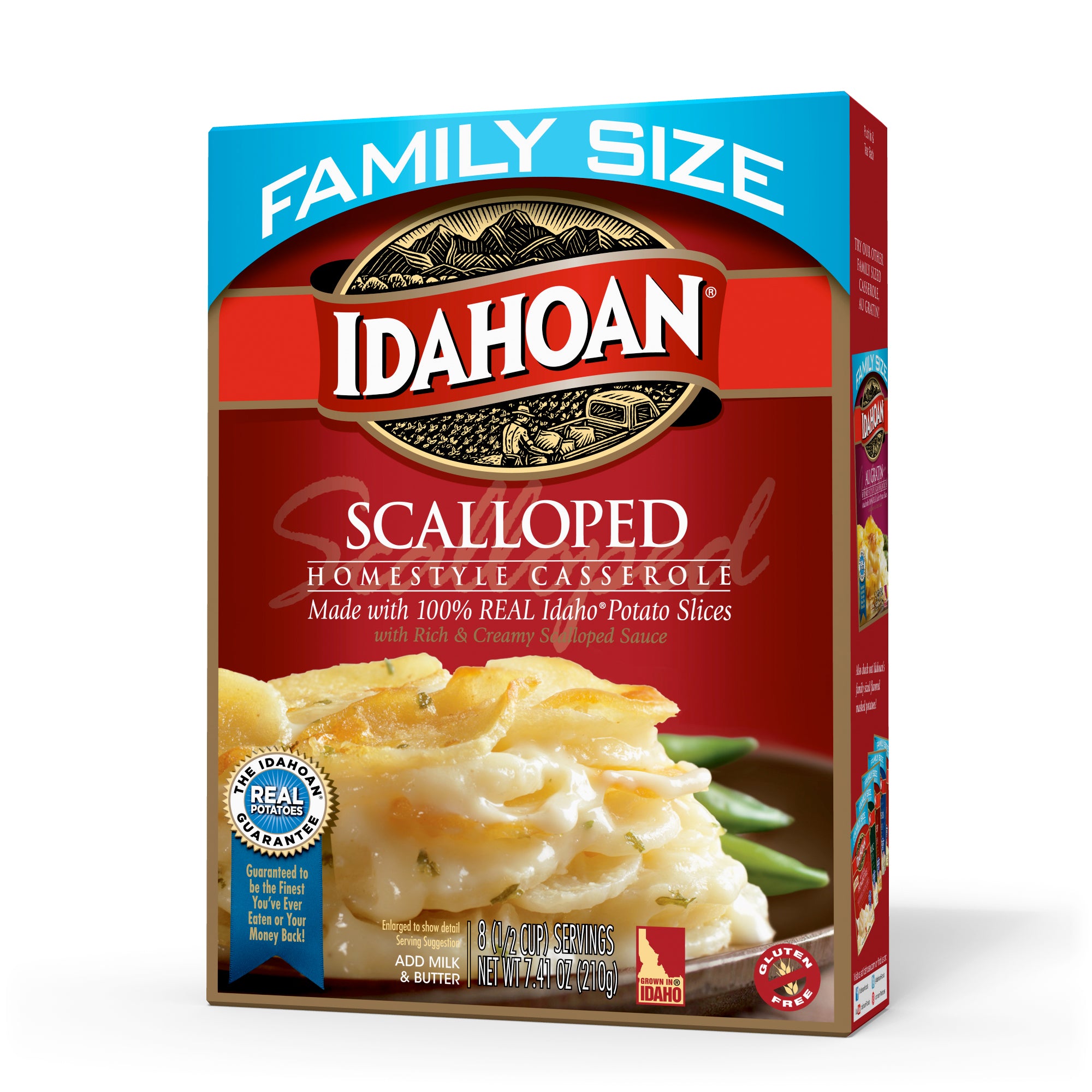 Idahoan Scalloped Homestyle Casserole Family Size, 7.34 oz (Pack of 10