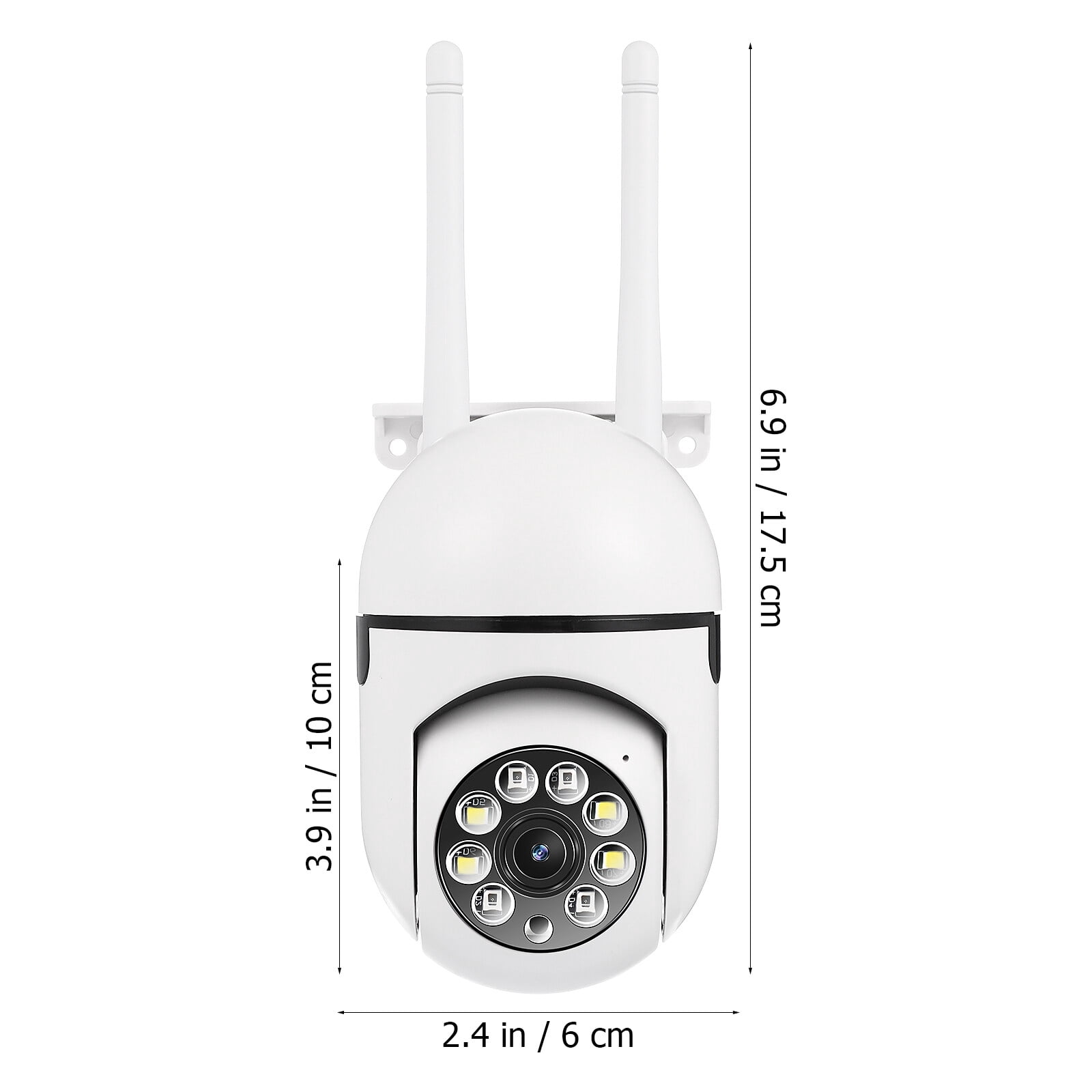 Cameras for Home/Outdoor Security, 2MP Solar Security Cameras Outdoor with 355?PTZ, Spotlight, Motion Detection, Siren, Color Night Vision, 2-Way Talk