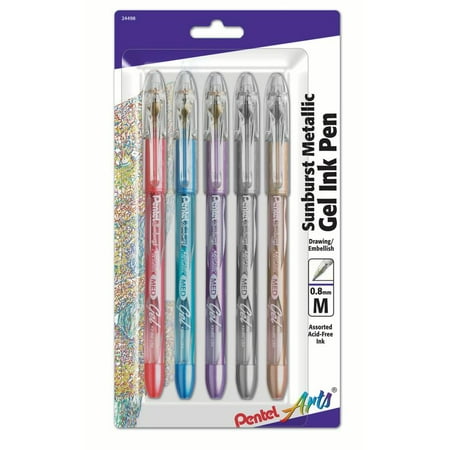 Dixon Permanent Pen - Pentel Sunburst Metallic Gel Pen
