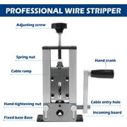1-25mm Wire Stripper Machine, Portable Wire Stripper Tool with Handle for Copper Wire Recovery