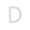 D, variant on 8 Pack: 5.5" White MDF Letter by Make Market
