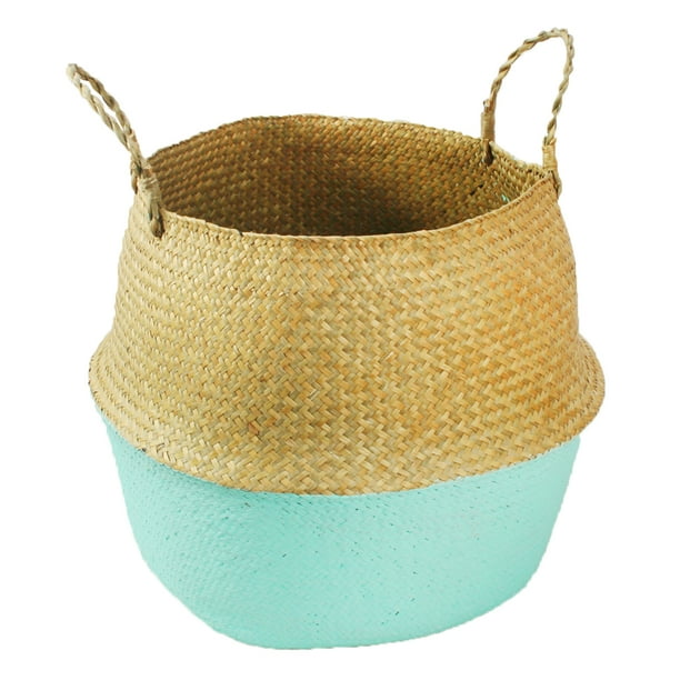 Almacenamiento Plegables, Paja Para La Colada, Retazos, Hogar, Hierba Marina, Vientre, Jardín, Maceta, Cesta Sweethay HA041037-09