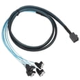 thumbnail image 2 of Cable de disco duro, interfaz Mini SAS, cable de disco duro HD, cable SATA, rendimiento confiable, 2 of 9