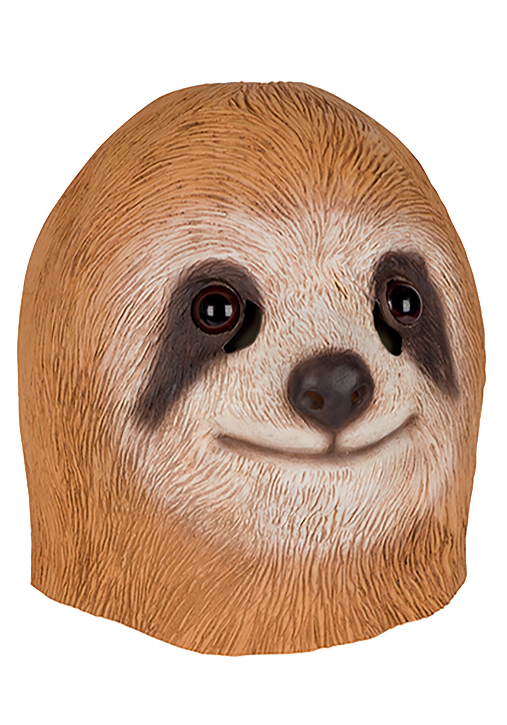 Brown Sloth Mask for Adults