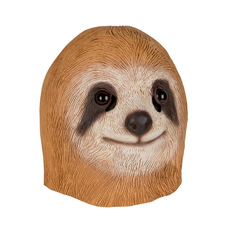 Brown Sloth Mask for Adults