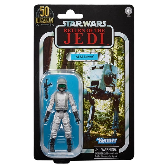 Star Wars The Vintage Collection AT-ST Driver Toy, 3.75-Inch Lucasfilm First 50 Years Figure