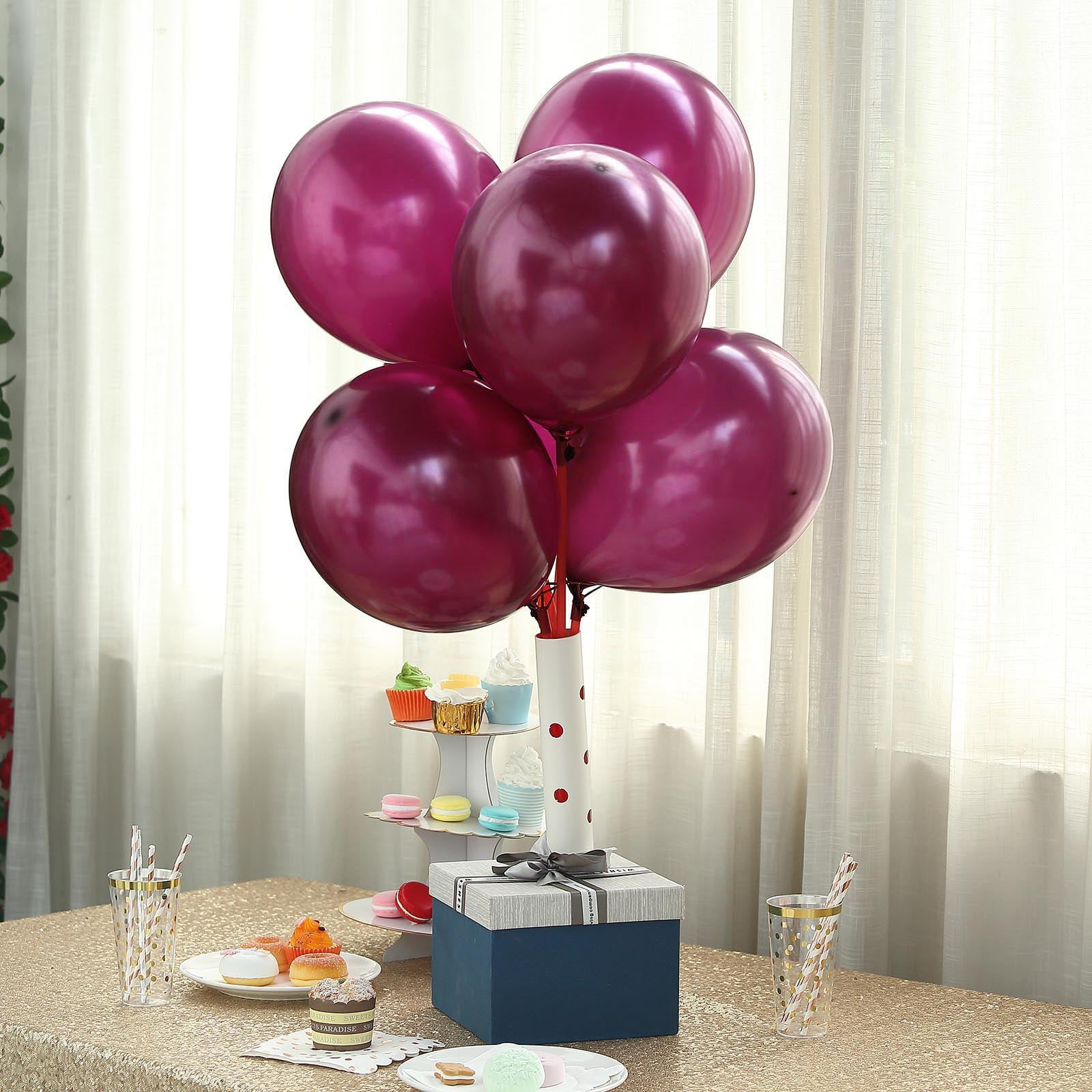 Helium Quality Lilac & Ivory Wedding 15 Mr & Mrs Pearlised Balloons 