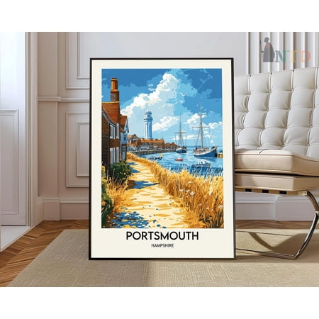 Portsmouth England Harbor Poster Unframed Paper Print
