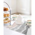 thumbnail image 4 of Ombre Ocean Beach Kitchen Dish Towels for Drying Dishes Set of 2, Nautical Coastal Beach Sandy Gradient Gray Waffle Weave Microfiber Hand Tea Bathroom Towels Quick Dry & Absorbent Towel 12x12, 4 of 7