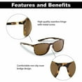 thumbnail image 4 of Flying Fisherman Una Polarized Sunglasses - Tortoise/Amber, 4 of 7
