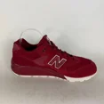 thumbnail image 3 of New Balance 580 Athletic Running Sneakers Mens 9 Red Suede Lace-Up Low Top, 3 of 5