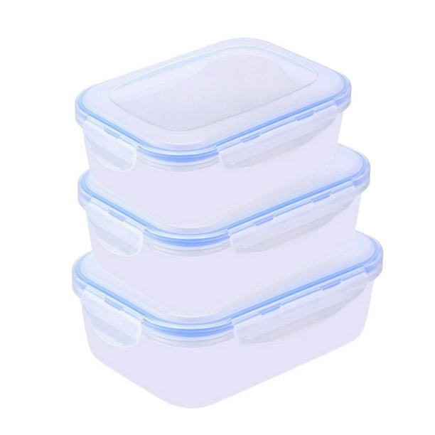 MesaSe Food Storage Container with Lids Rectangular Plastic Lunch