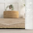 thumbnail image 3 of nuLOOM Olive Classic Geometric Machine Washable Area Rug, 7' x 9', Sand, 3 of 9