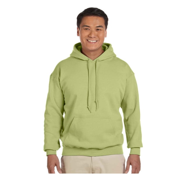 Gildan Men's Rib Knit Pouch Pocket Hooded Sweatshirt, Style G18500