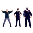 thumbnail image 1 of MesaSe 3 Pieces 1/64 Cops and Thief Figures Model S Scale Collections Sand Table Layout, 1 of 9