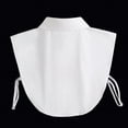 thumbnail image 4 of Camicover Fake Collar Detachable Half Shirt False Collar Solid Color Pointed Doll Peter Pan Blouse Dickey for Women Favors, 4 of 6