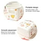 thumbnail image 4 of Inteprter Caja de almacenamiento blanca resistente y duradera con cesta de almacenamiento de lados pulidos adecuada para a largo plazo Almacenamiento y organización del hogar Blanco, 4 of 6
