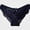 Navy, variant on Lumosvexa Women's Lace Panties Lightweight Low Waist Bowknot Cute Casual Daily Wear Briefs XL