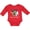 Red, variant on Halloween Trick-or-Treat Cute Group of Monsters Boys or Girls Long Sleeve Baby Bodysuit