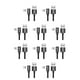 thumbnail image 1 of Sidaley Essager, Cable Micro USB para iPhone, Samsung, Android, teléfono móvil, Cable de carga rápida, Cable magnético, negro micro de 1 m 10piezas, 1 of 6