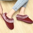 thumbnail image 2 of LORDFON Winter Fuzzy Womens Slippers Fluffy House Slippers with Memory Foam, 2 of 7