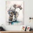 thumbnail image 2 of Designart Hockey Goalie During Game III Canvas Wall Art, 2 of 5