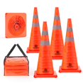 thumbnail image 1 of Conos de seguridad vial RoadHero de 28 pulgadas con cuello reflectante, 1 of 9