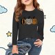 thumbnail image 1 of Blusas y camisas de cuello redondo y manga larga para niños Camisas estampadas de manga larga para Acción de Gracias Camisas lindas de cuello redondo Blusas casuales elegantes Ropa Camisas de cuello r, 1 of 5