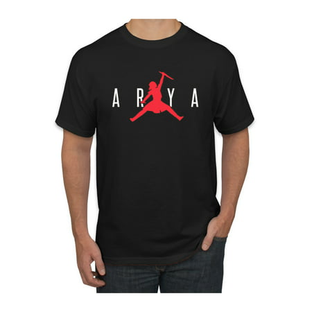 Air Arya Not Today GoT Thrones Stark Fan Mens Pop Culture Graphic T-Shirt