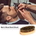 thumbnail image 3 of Cepillo de barba de Madera TFixol Herramienta de aseo Natural, 3 of 7