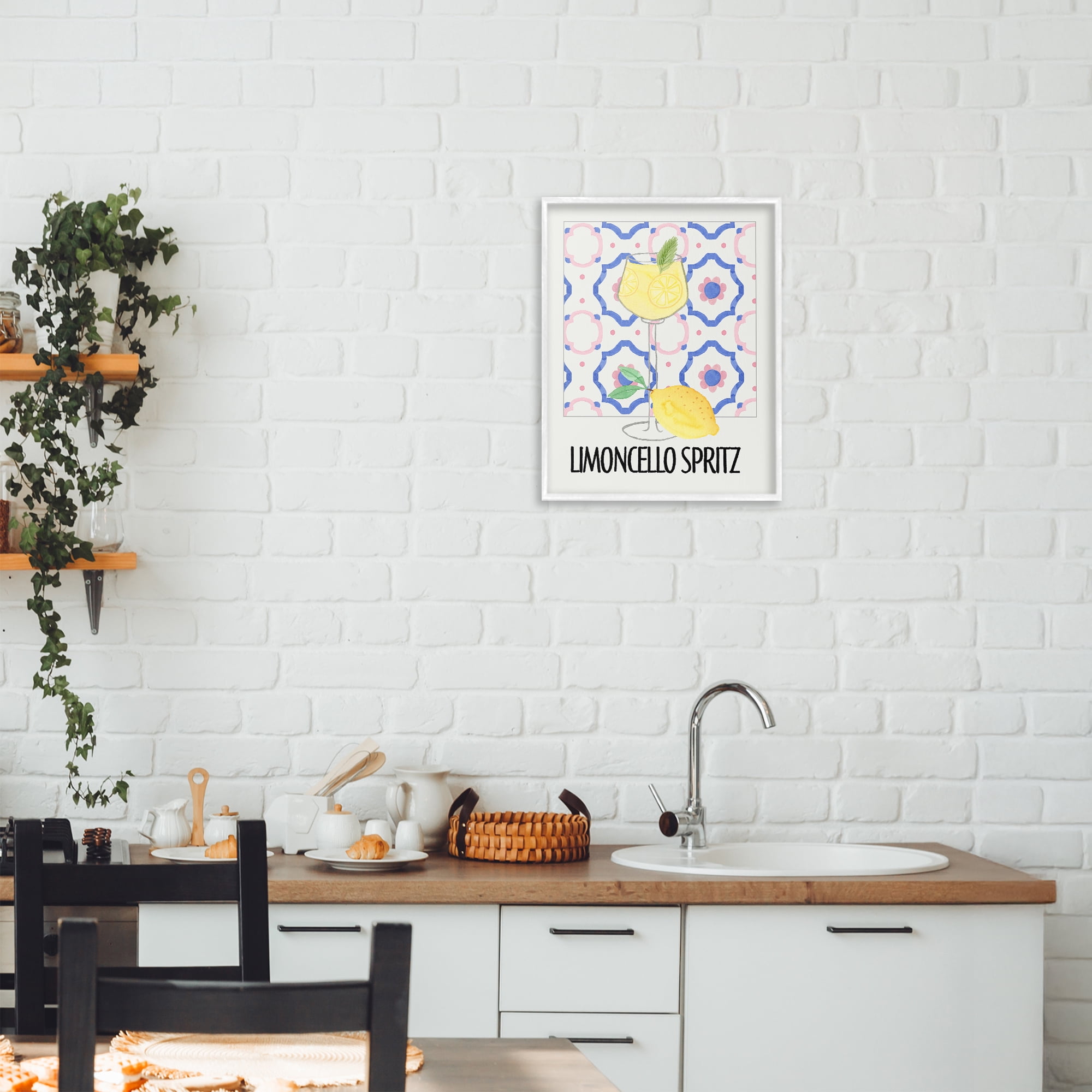 Stupell Industries Italy Spritz on My Mind White Framed Giclee Art, design by Nina Jacobs