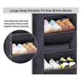 thumbnail image 4 of Over The Door Shoe Organizer For Closet With Largedeep Pockets, Narrow Shoe Rack For Door Hanging B, 4 of 5