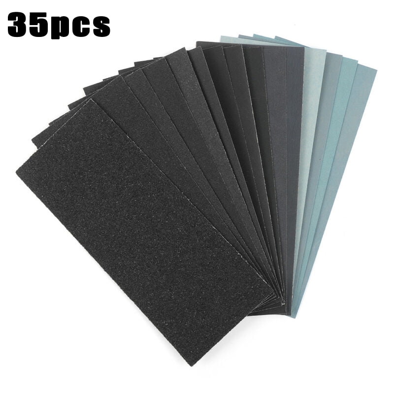 Free Post 20 Sheets Wet & Dry Paper Sand Paper Aluminium Oxide Sanding Sandpaper 