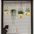 thumbnail image 3 of Pegatinas para ventanas: 1 impresionante pegatina estática decorativa con diseño de maceta verde para evitar que los pájaros choquen contra las ventanas, 3 of 5